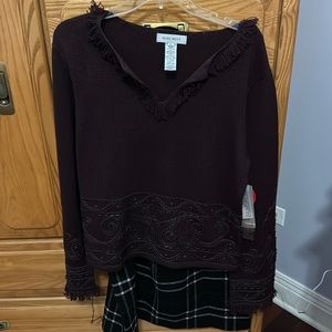 Deep purple Nine West sweater
